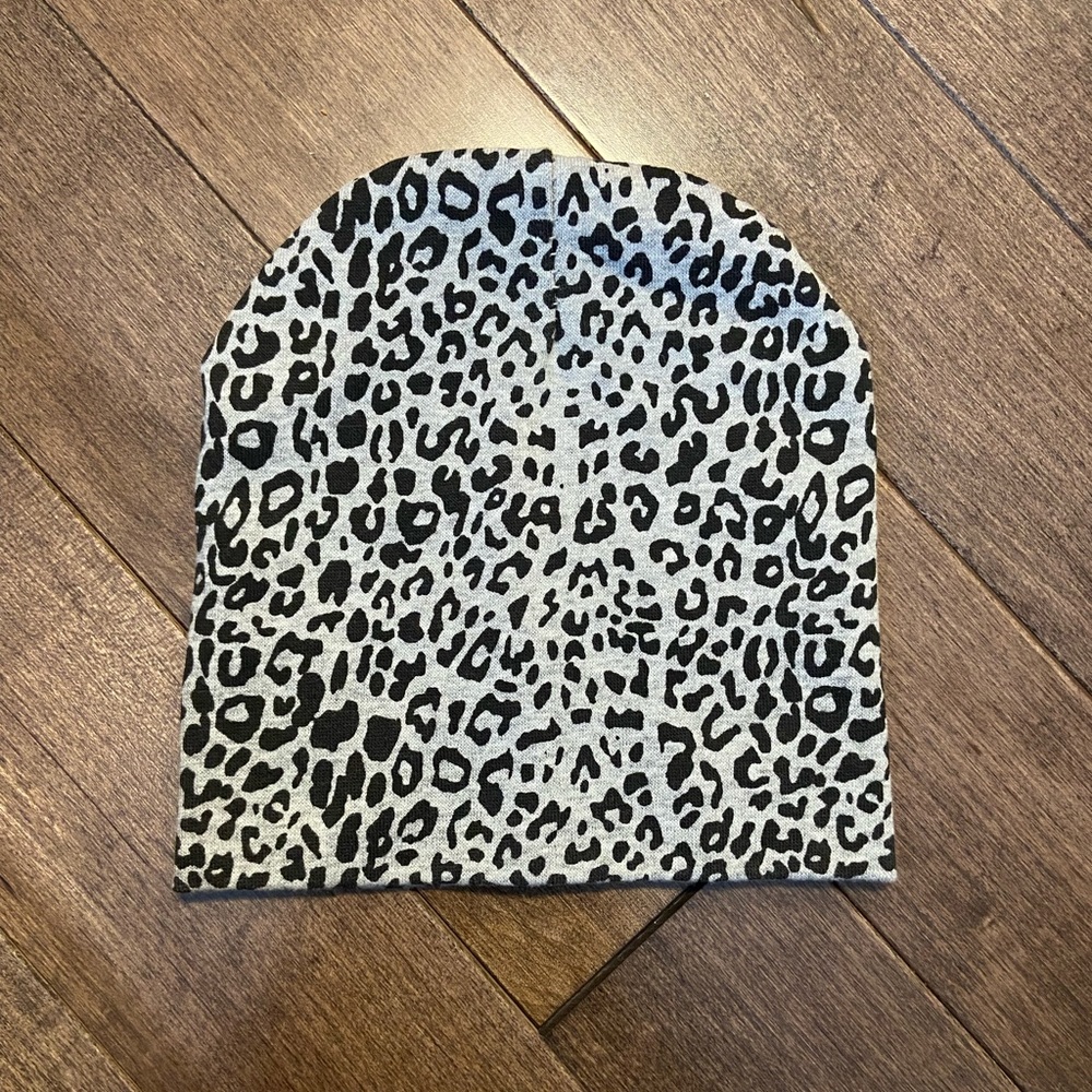 Leopard Beanie - Baby/Toddler - EUC
